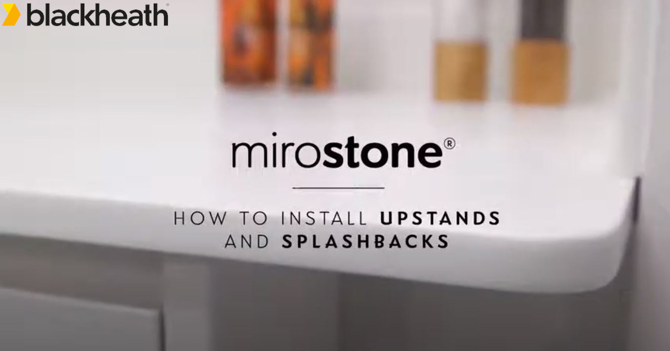 Mirostone Solid Surface: Upstands and Splashbacks