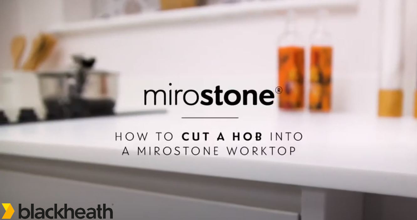 Mirostone Solid Surface: Hob cut outs