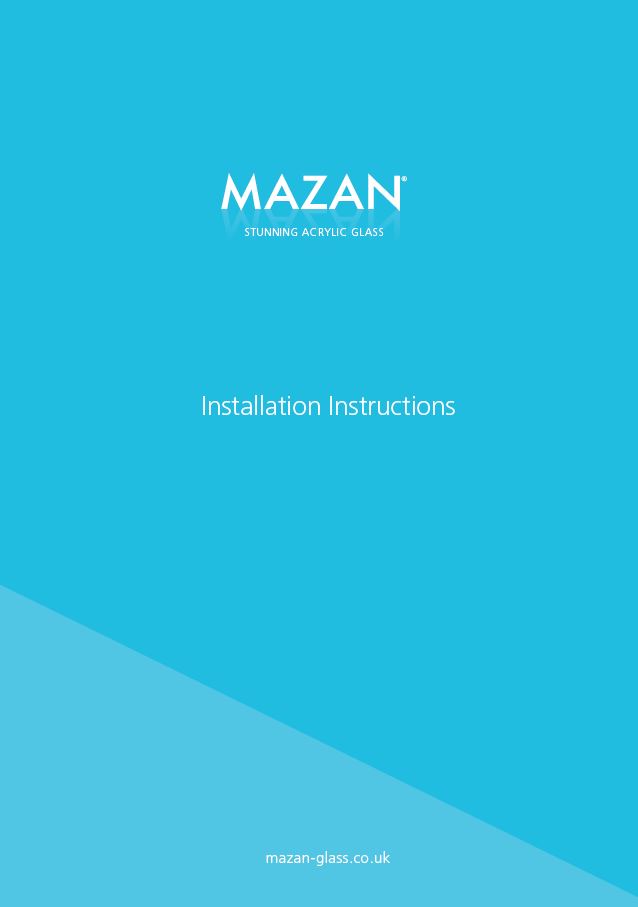 Mazan Installation Instructions